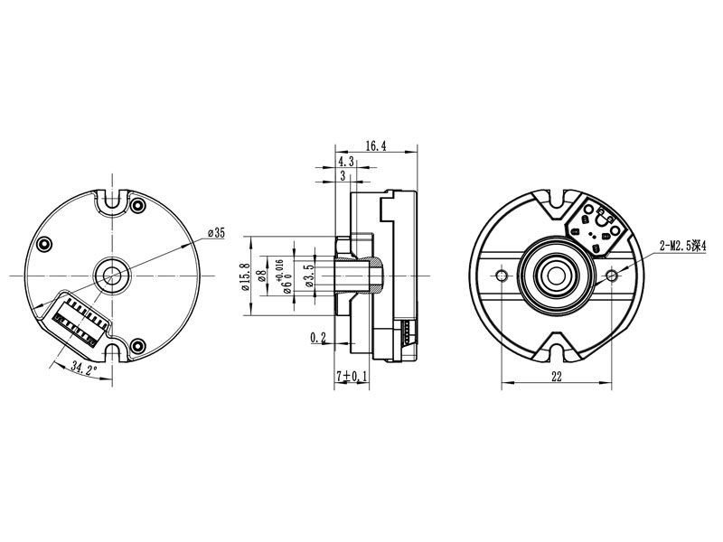 RZ35D06Q servomoteur encodeur absolu