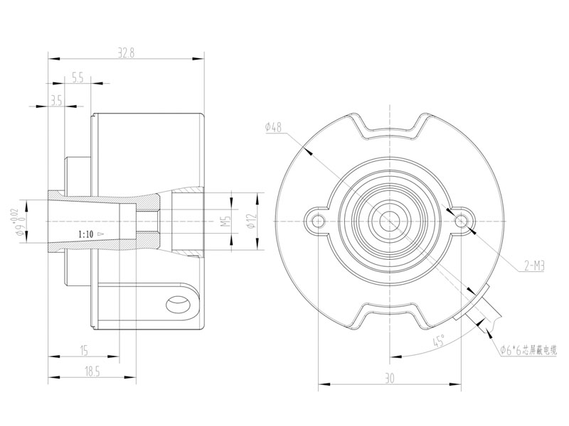 RZ4809A servomoteur encodeur absolu