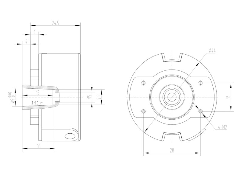 RZH4409A servomoteur encodeur absolu